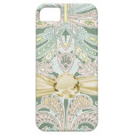 ornate pastel art nouveau pattern art iPhone 5 covers
