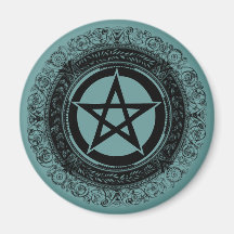 Ornate Pentacle Refrigerator Magnet