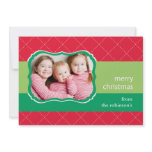 Ornate Photo Frame Christmas Card Personalized Invite
