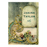 Ornate Victorian Scroll Window Business Card