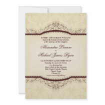 Ornate Vintage Wedding Invitations
