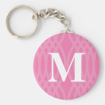 Ornate Woven Monogram - Letter M Key Chain