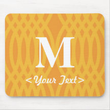 Ornate Woven Monogram - Letter M Mouse Mat