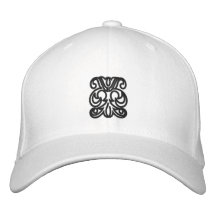 ornement brodé élégant casquette brodée