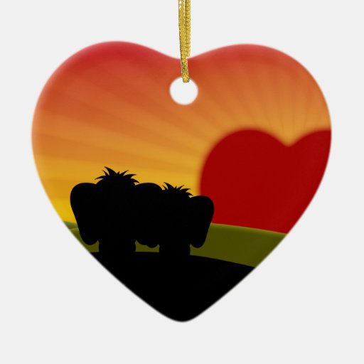 Ornement chanceux mignon de Saint-Valentin d'auric