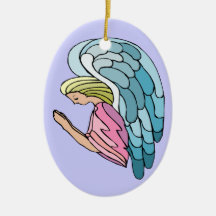 Ornement d'ange de prière
