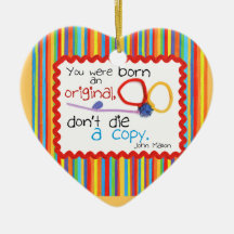 Ornement de coeur de papillon d'art d'enfants