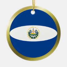 Ornement de drapeau du Salvador
