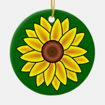 Ornement de fleur de tournesol