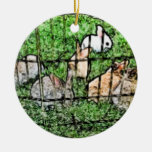 Ornement de lapin de mars