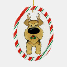 Ornement de Noël d'Airedale Terrier