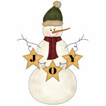 Ornement de Noël de bonhomme de neige Photo En Découpe