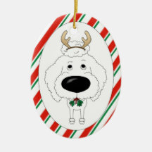 Ornement de Noël de caniche