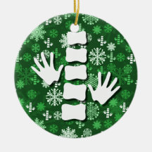 Ornement de Noël de chiropractie