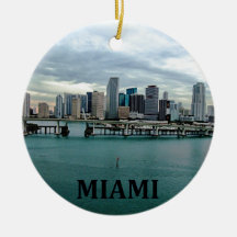 Ornement de Noël de Miami la Floride
