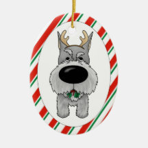 Ornement de Noël de Schnauzer
