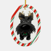 Ornement de Noël de Terrier d'écossais