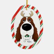 Ornement de Noël d'épagneul de springer anglais