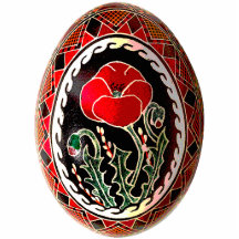 Ornement de Pysanky (oeuf de pâques d'Ukrainien) Découpages En Acrylique