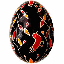 Ornement de Pysanky (oeuf de pâques d'Ukrainien) Photo Sculpture