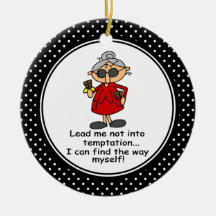 Ornement drôle de Noël d'humour de régime