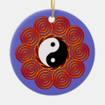 Ornement en spirale de Yin Yang Sun
