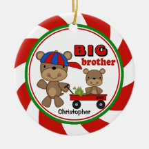 Ornement mignon de frère et de Noël de Lil Bro