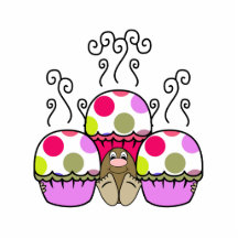 Ornement mignon de monstre de petit gâteau de poin photo en relief