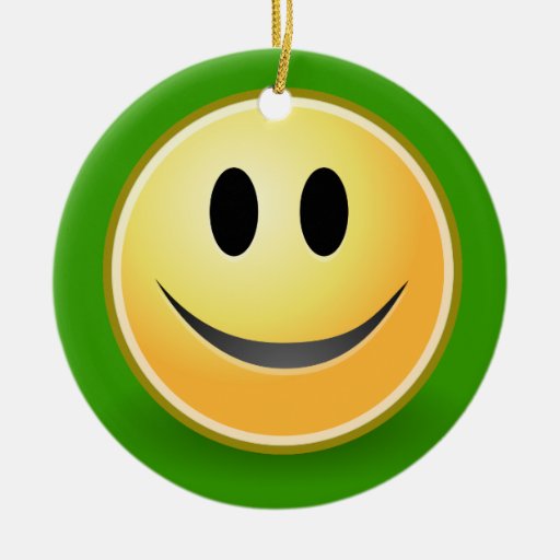 Ornement souriant de félicitations de visage