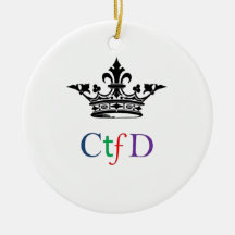 Ornements d'arbre de Noël de CTFD
