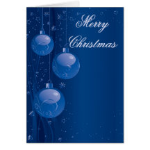 Ornements de Noël Cartes De Vœux