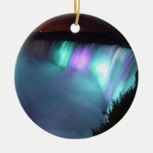 Ornements pourpres d'Aqua de nuit du Canada de chu