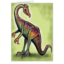 Ornithomimus Greeting Card