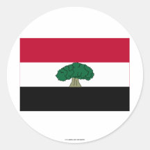 Oromia Flag Round Stickers