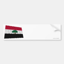 Oromia Waving Flag Bumper Stickers