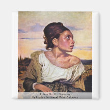 Orphan On The Cemetery Refrigerator Magnets