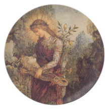 Orpheus music god party plate