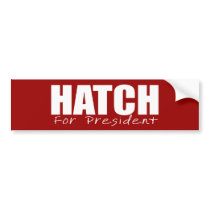 ORRIN HATCH Election Gear bumper stickers