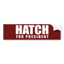 ORRIN HATCH Election Gear bumper stickers