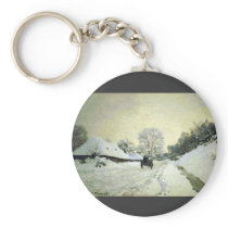 Orsay-brut by Claude Monet Key Chain