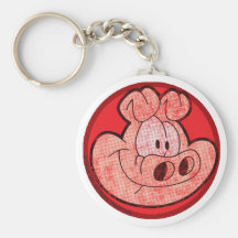 Orson the Pig Keychain