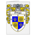 Ortega Coat of Arms (Mantled) cards