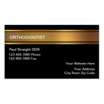 Orthodontist Business Cards