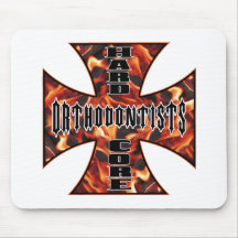Orthodontists Hard Core Mouse Mats