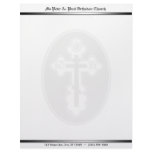 Orthodox Cross Watermark letterhead