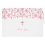 Orthodox Elegant Baptism Thank You Card