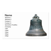 Orthodox Russian church bell Business Card Templates