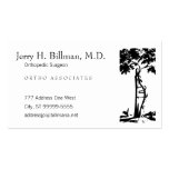 Orthopedic Crooked Tree Appointment Business Card Template