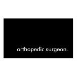 orthopedic surgeon. business cards