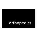 orthopedics. business card template